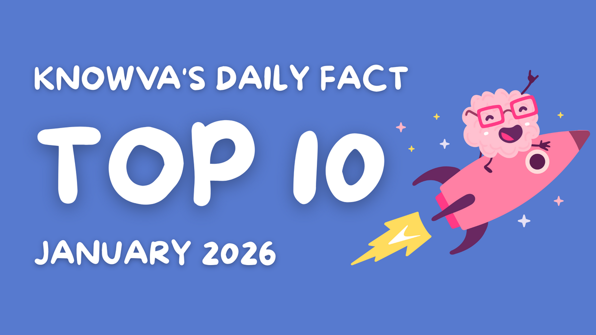 Knowva's Daily Fact - Top 10 - January 2026