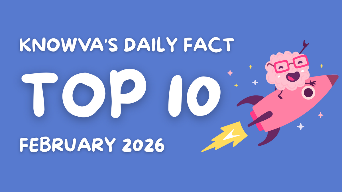 Knowva's Daily Fact - Top 10 - February 2026
