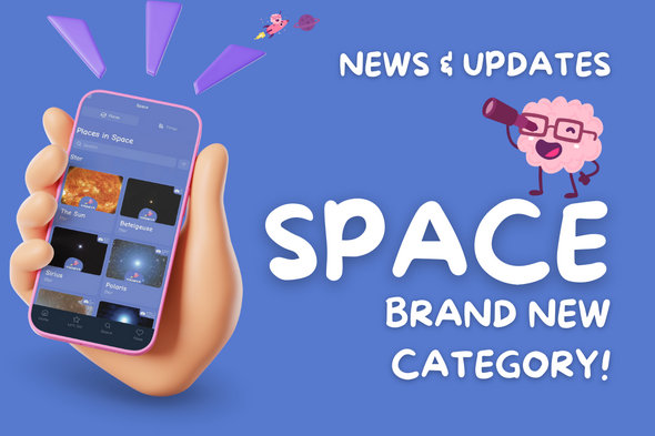 News and Updates from Knowva - The Safe Kids Encyclopaedia - Space is a Brand New Category for Knowva. 